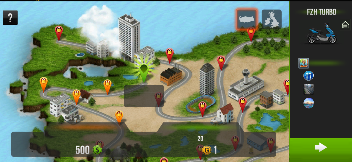 Traffic Road Game Modes